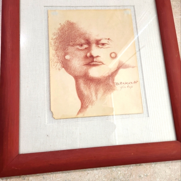 Original drawing by Humberto Oranas Mexican painter